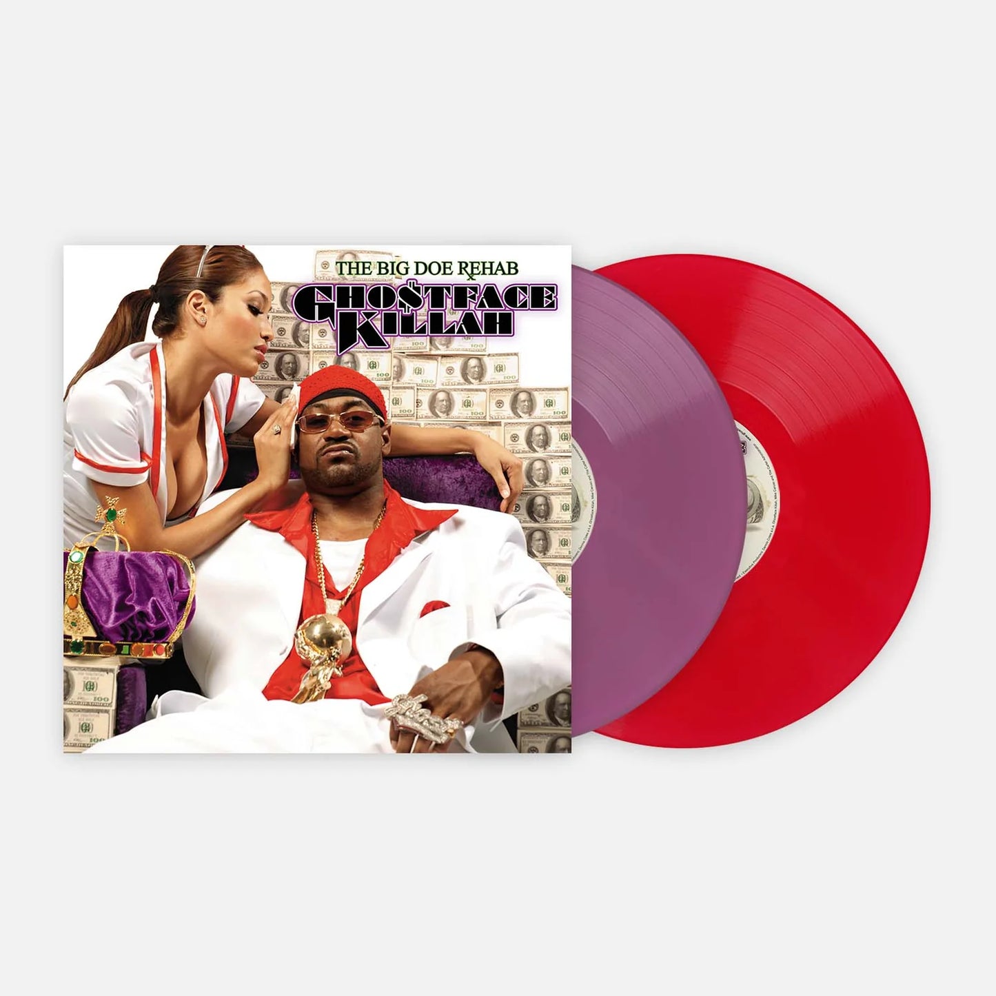 Ghostface Killah "The Big Doe Rehab" Purple Red Vinyl LP Record