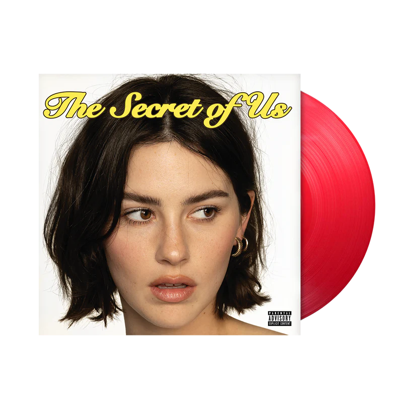 Gracie abrams the secret of us on red color vinyl lp record