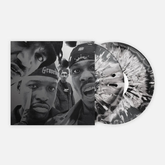Gravediggaz 6 feet deep album on silver black color vinyl lp record