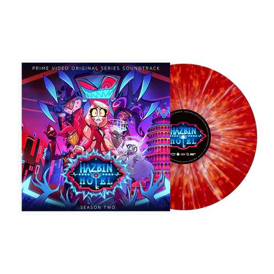 Hazbin Hotel Season Two Original Soundtrack Red Splatter Vinyl