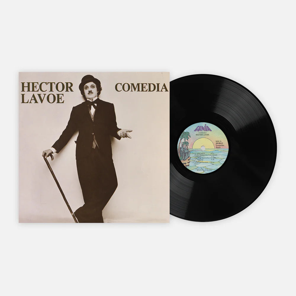 Hector lavoe comedia album on black color vinyl lp record