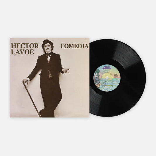 Hector lavoe comedia album on black color vinyl lp record