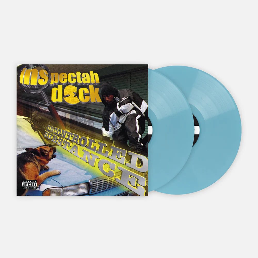 Inspectah deck uncontrolled substance explicit album on blue color vinyl lp record