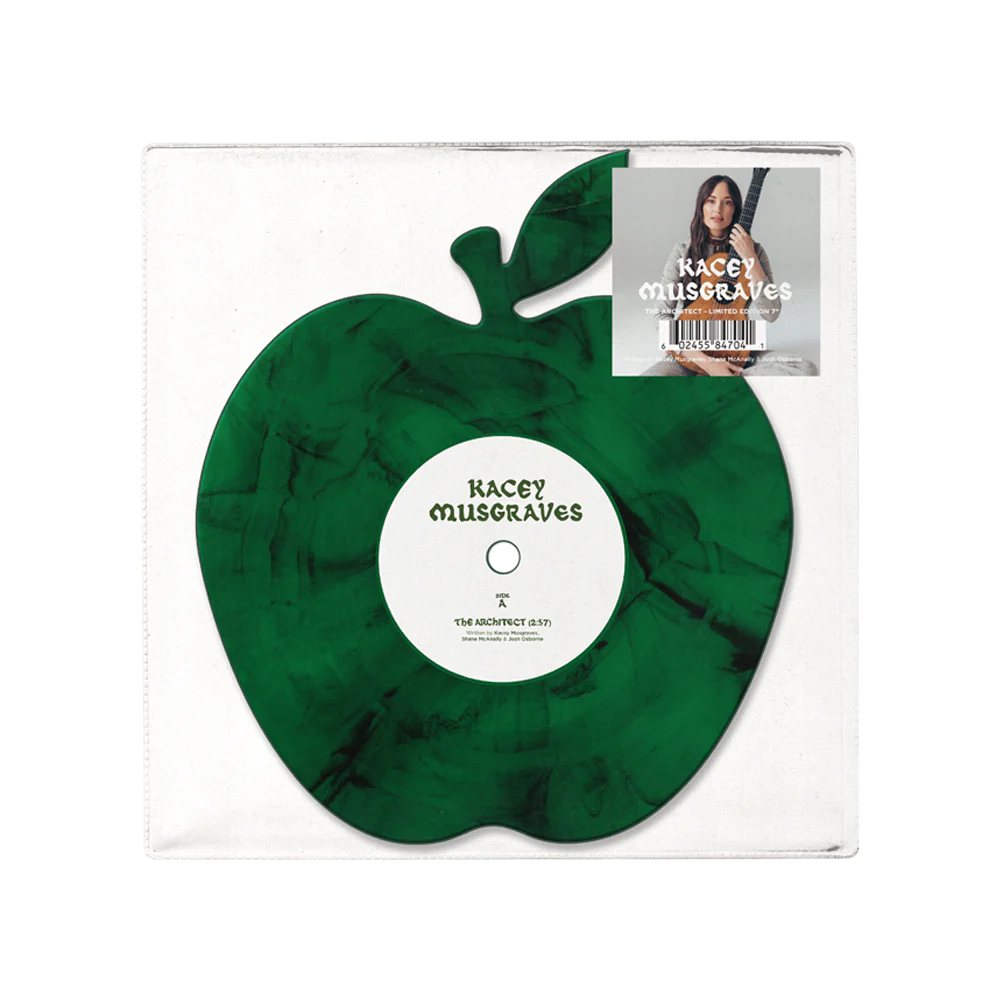 Kacey musgraves the architect 7 green black apple vinyl lp record