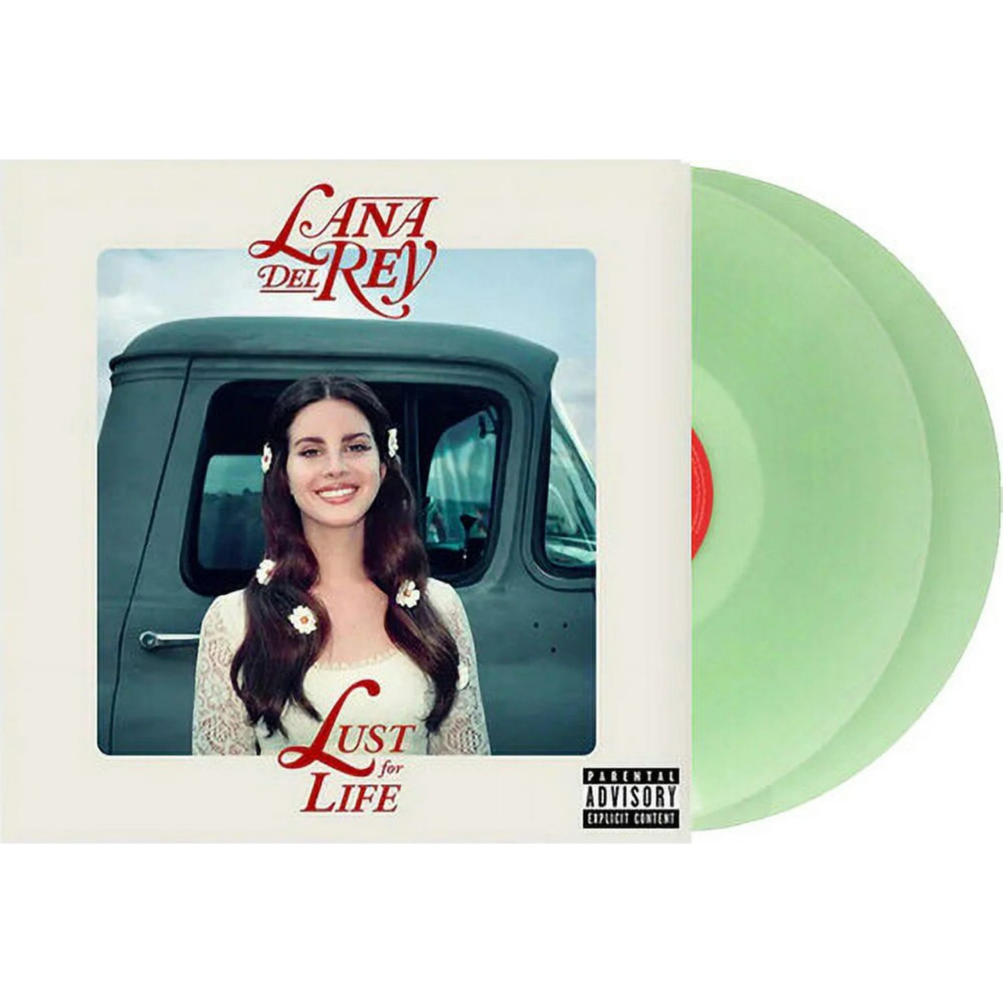 Lana del rey lust for life album on green color vinyl lp record