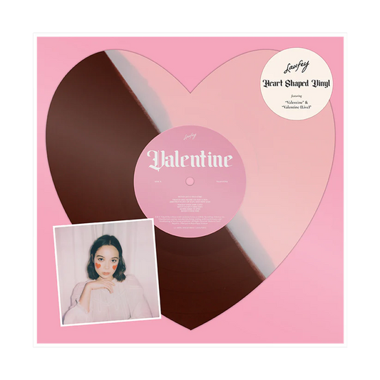 Laufey Valentine Chocolate Covered Strawberry Color Heart Shaped vinyl 7 inch