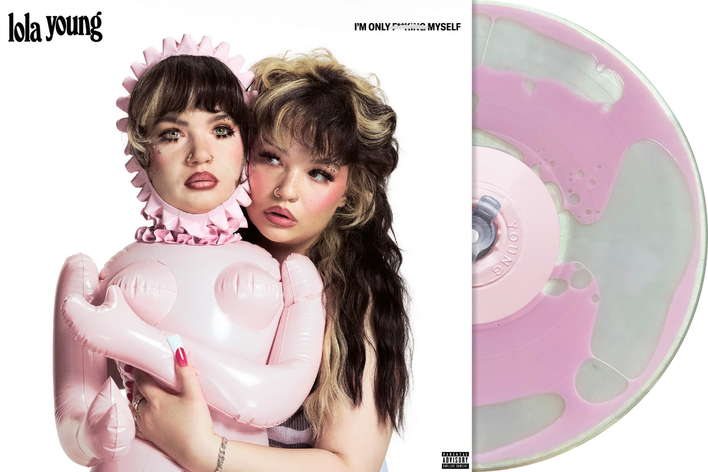 Lola Young Fucking Myself Pink Liquid Vinyl LP