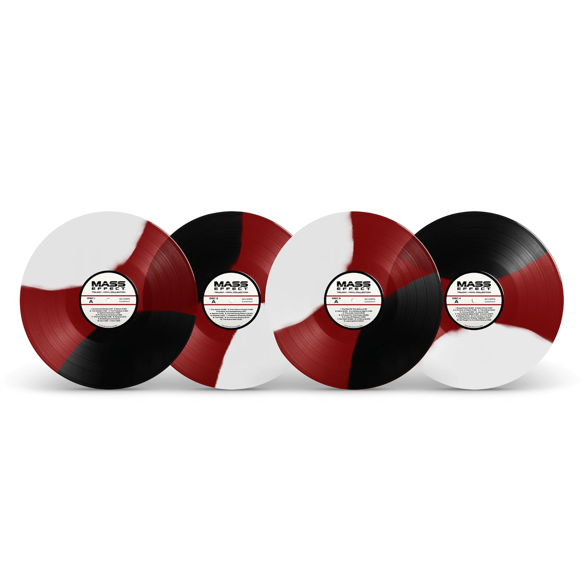 EA Games Soundtrack "Mass Effect" Trilogy On Red/White/Black Vinyl