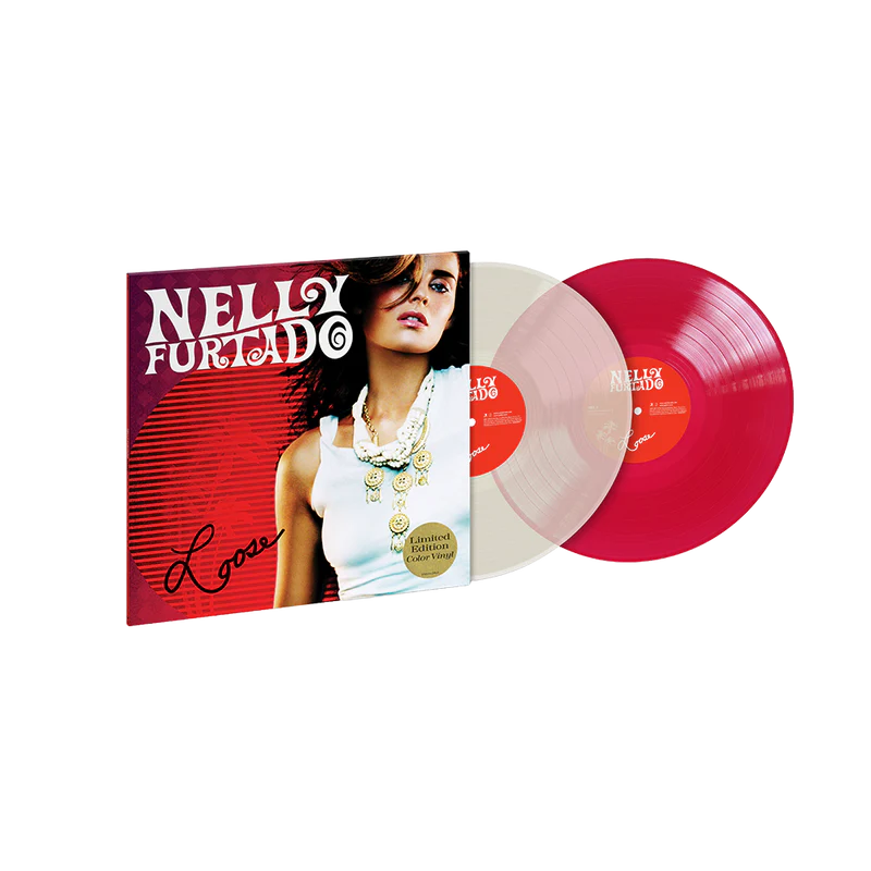 Nelly furtado loose red clear vinyl lp record