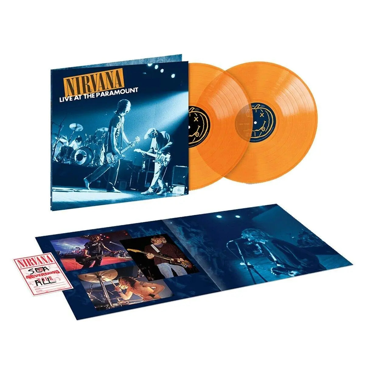Nirvana live at the paramount orange vinyl lp record