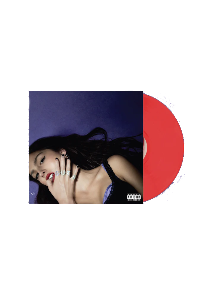 Olivia Rodrigo GUTS "G" Album On Red Color Vinyl LP Record