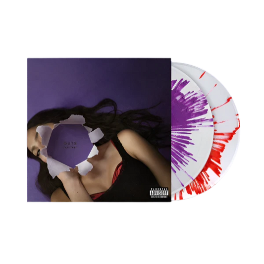 Olivia rodrigo guts spilled on red purple splatter color vinyl lp vinyl lp record