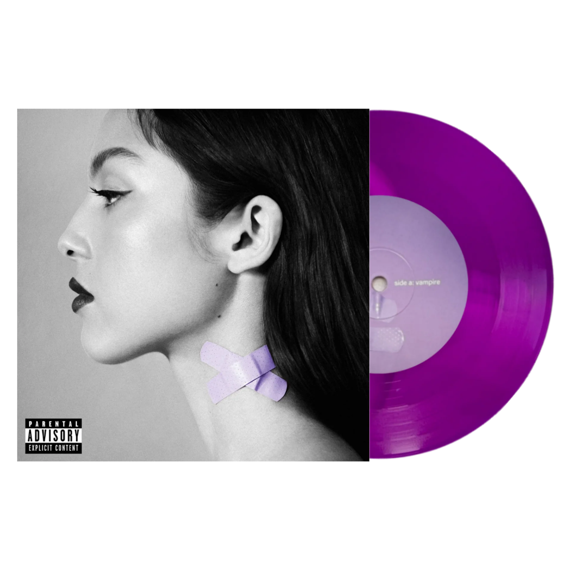 Olivia rodrigo vampire neon violet vinyl lp record