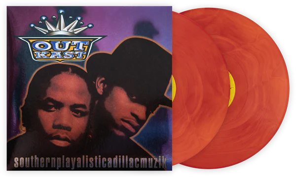 Outkast southernplayalisticadillacmuzik album on orange galaxy variant color vinyl LP record
