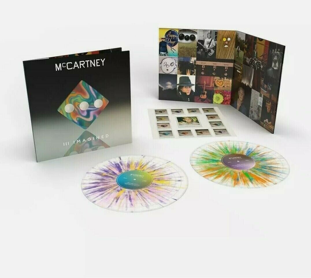 Paul "McCartney III Imagined" Multi-color Splatter Vinyl LP Record