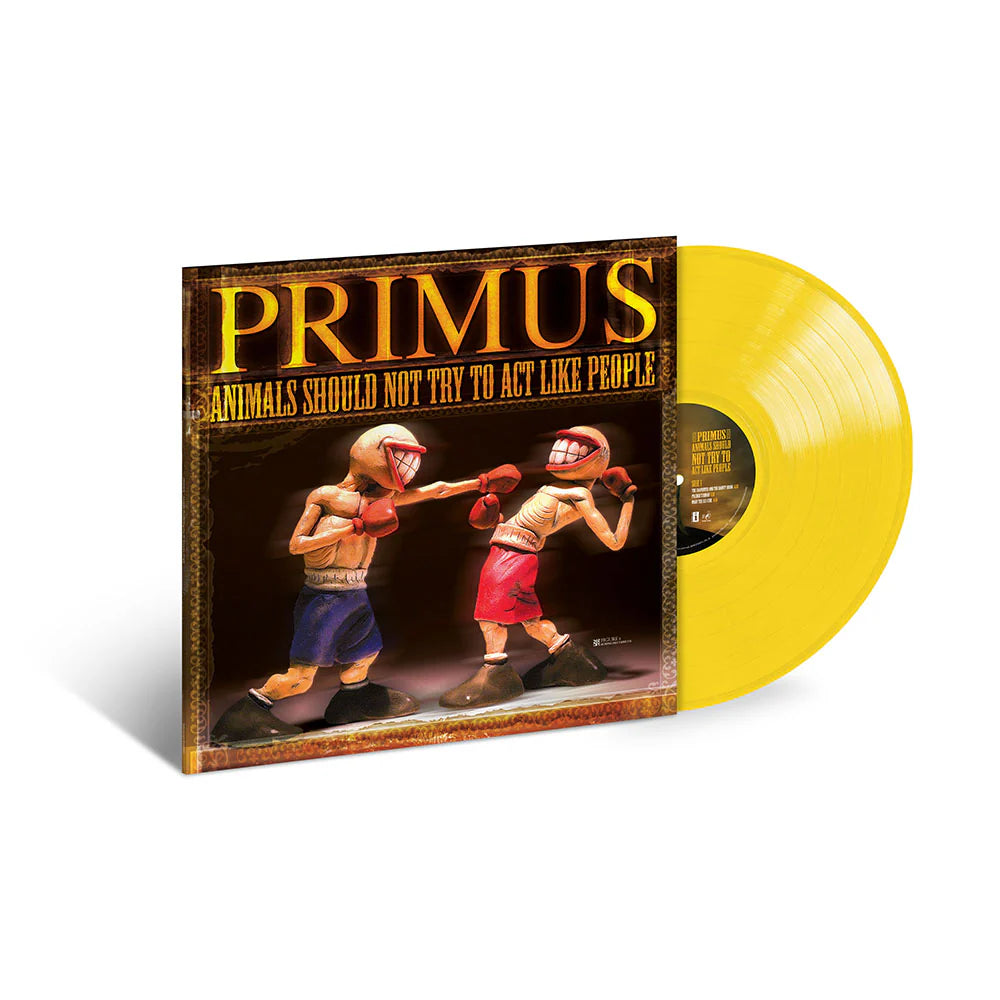 Primus "Animals Should Not Try To Act Like People" Yellow Color Vinyl