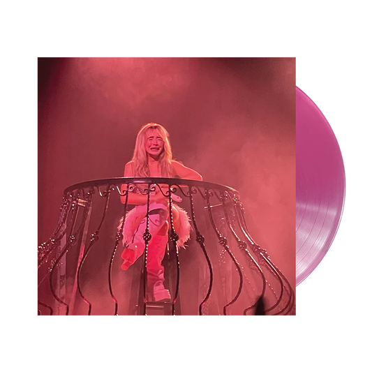 Sabrina carpenter feather pink vinyl lp record