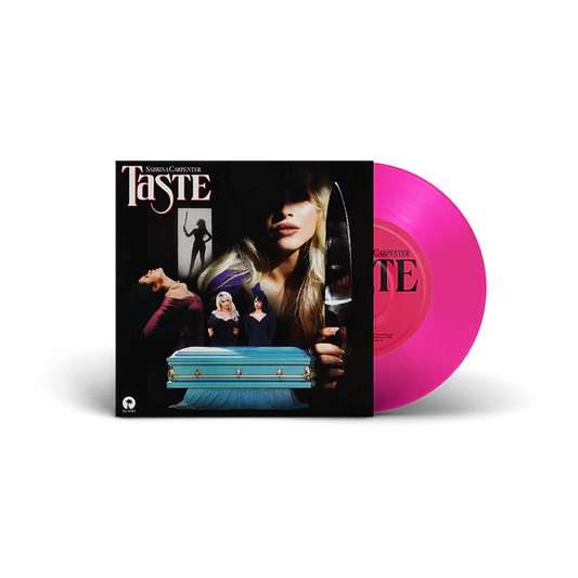 Sabrina carpenter taste single on pink 7 vinyl vinyl lp record