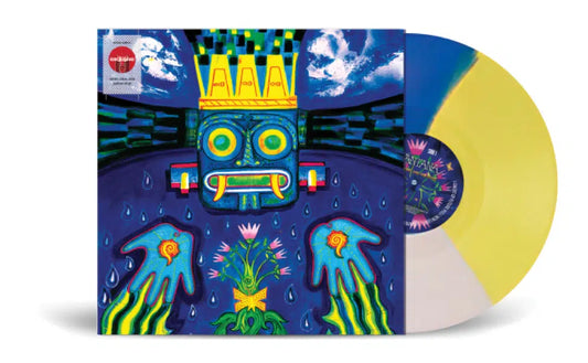 Santana blessings and miracles album on yellow blue color vinyl lp record