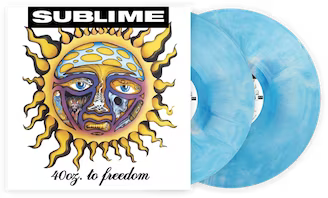 Sublime 40 oz to Freedom album on "Rivers of Babylon" Blue Galaxy Color Variant Vinyl LP Record
