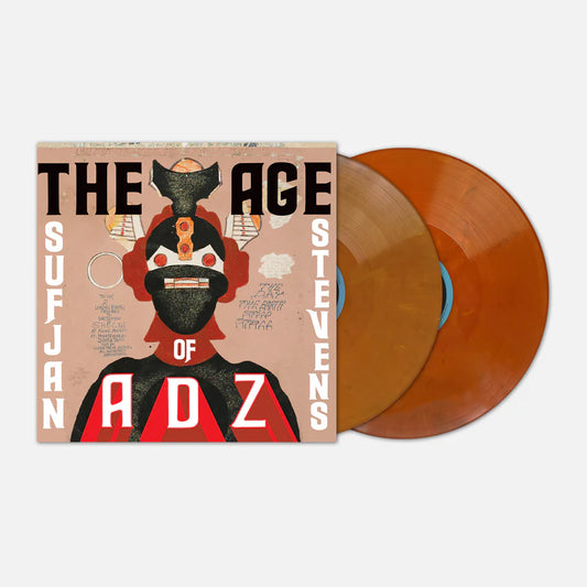 Sufjan Stevens "The Age of Adz" Album On Orange Color Vinyl LP Record