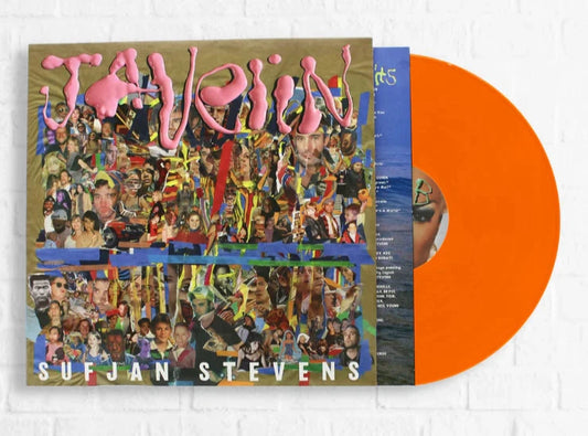 Sufjan stevens javelin album on orange color vinyl lp record