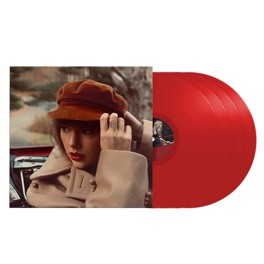 Taylor Swift "Red (Taylor's Version)" On Red Color Vinyl LP Record