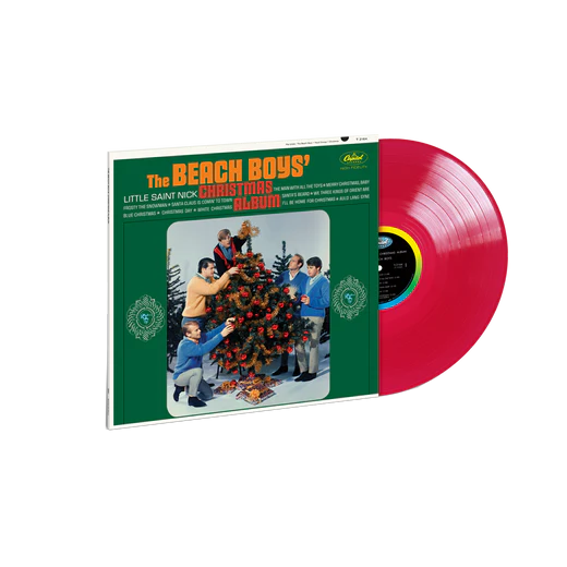 The Beach Boys Chirstmas Album on Red Variant Vinyl Record LP