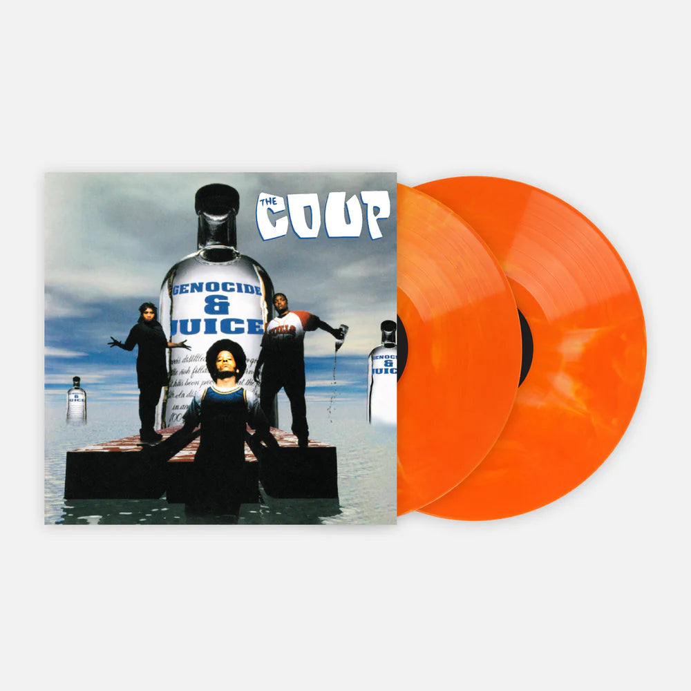 The coup genocide juice album on orange color vinyl lp record