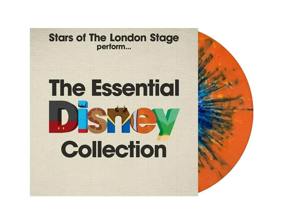 "The Essential Disney Collection" On Orange W/ Blue Splatter Color Vinyl