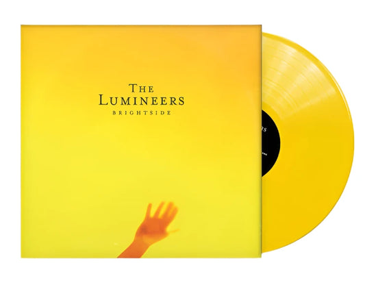 The lumineers brightside album on yellow color vinyl lp record