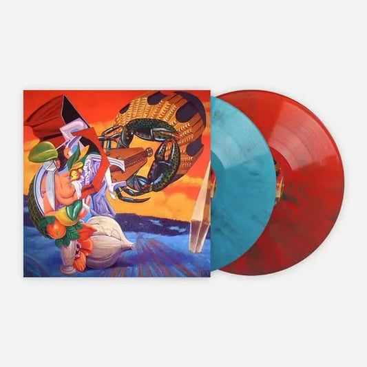 The mars volta octahedron turquoise red vinyl lp record