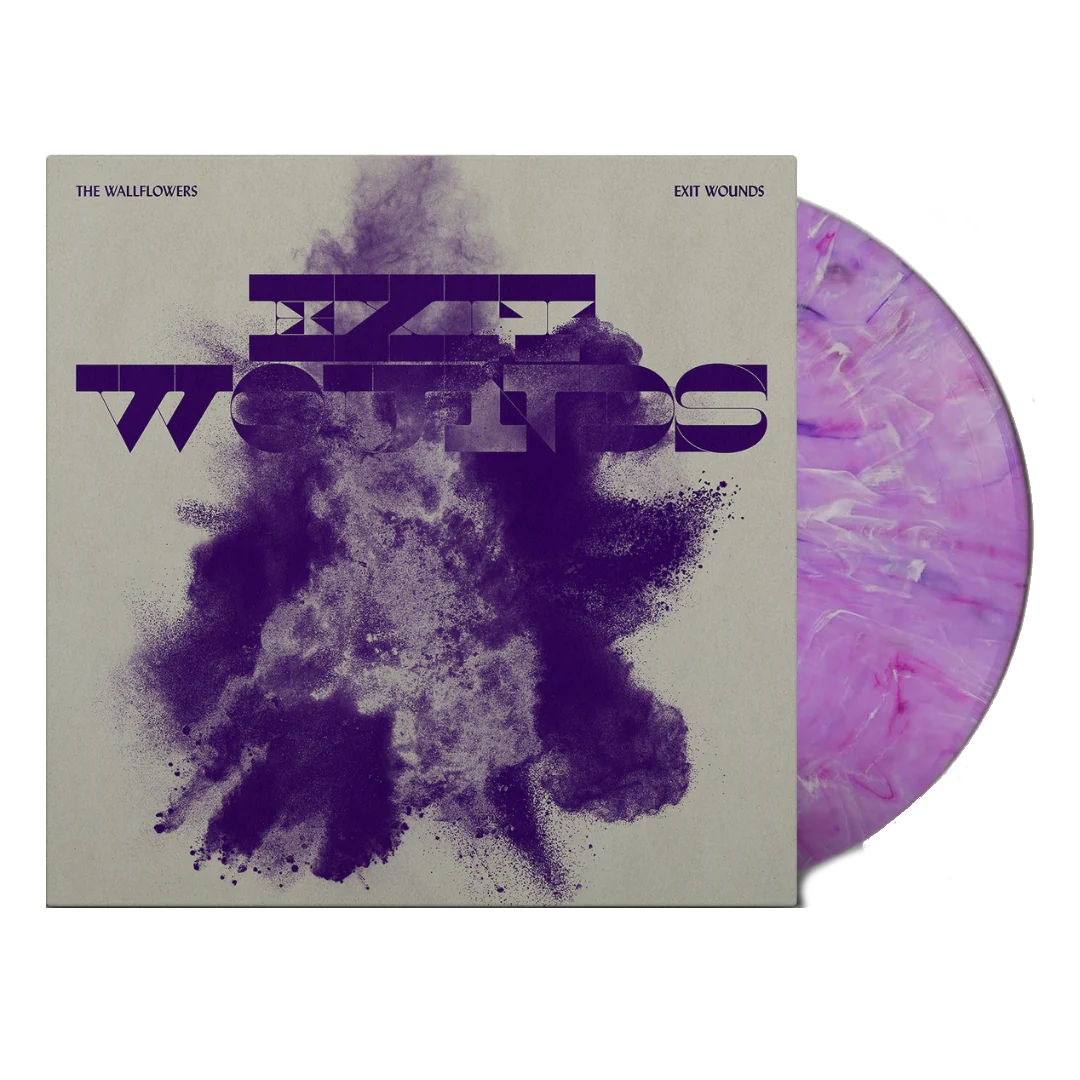 The Wallflowers "Exit Wounds" Album On Purple and Pink Color Vinyl LP Record