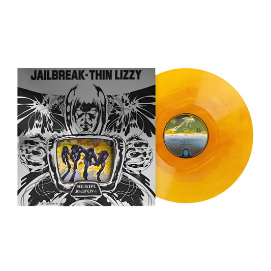 Thin lizzy jailbreak album on orange color vinyl lp record