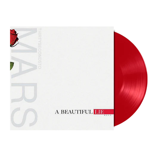 Thirty Seconds To Mars "A Beautiful Lie" Red Colored Vinyl LP Record
