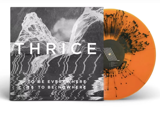 Thrice To Be Everywhere Is to Be Nowhere Album Black Orange Vinyl LP Record