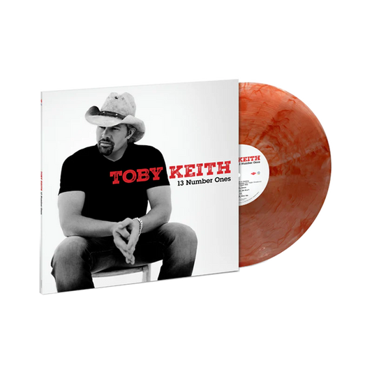 Toby keith 13 number ones red color vinyl lp record