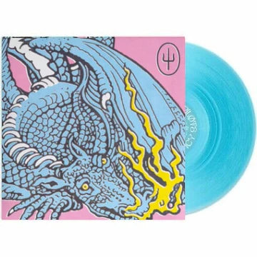 Twenty one pilots scaled and icy album on blue color vinyl lp record