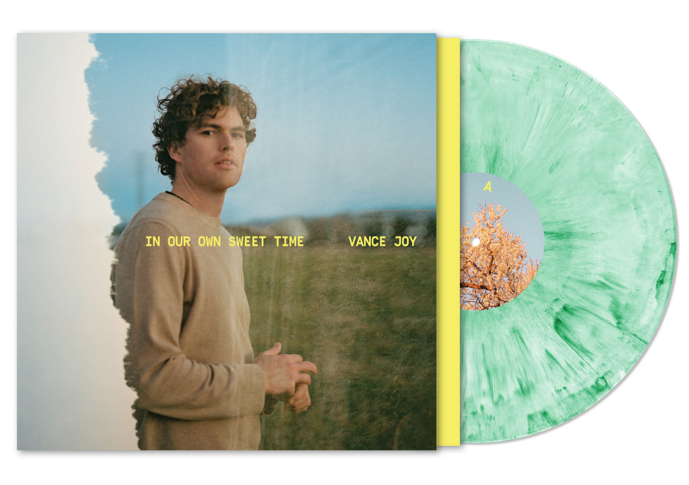Vance Joy "In Our Own Sweet Time" Green and White Color Vinyl LP Record