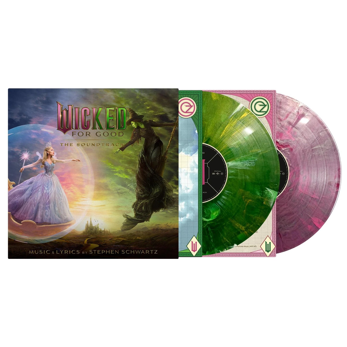 Wicked For Good The Soundtrack Pink Green Vinyl Target Edition