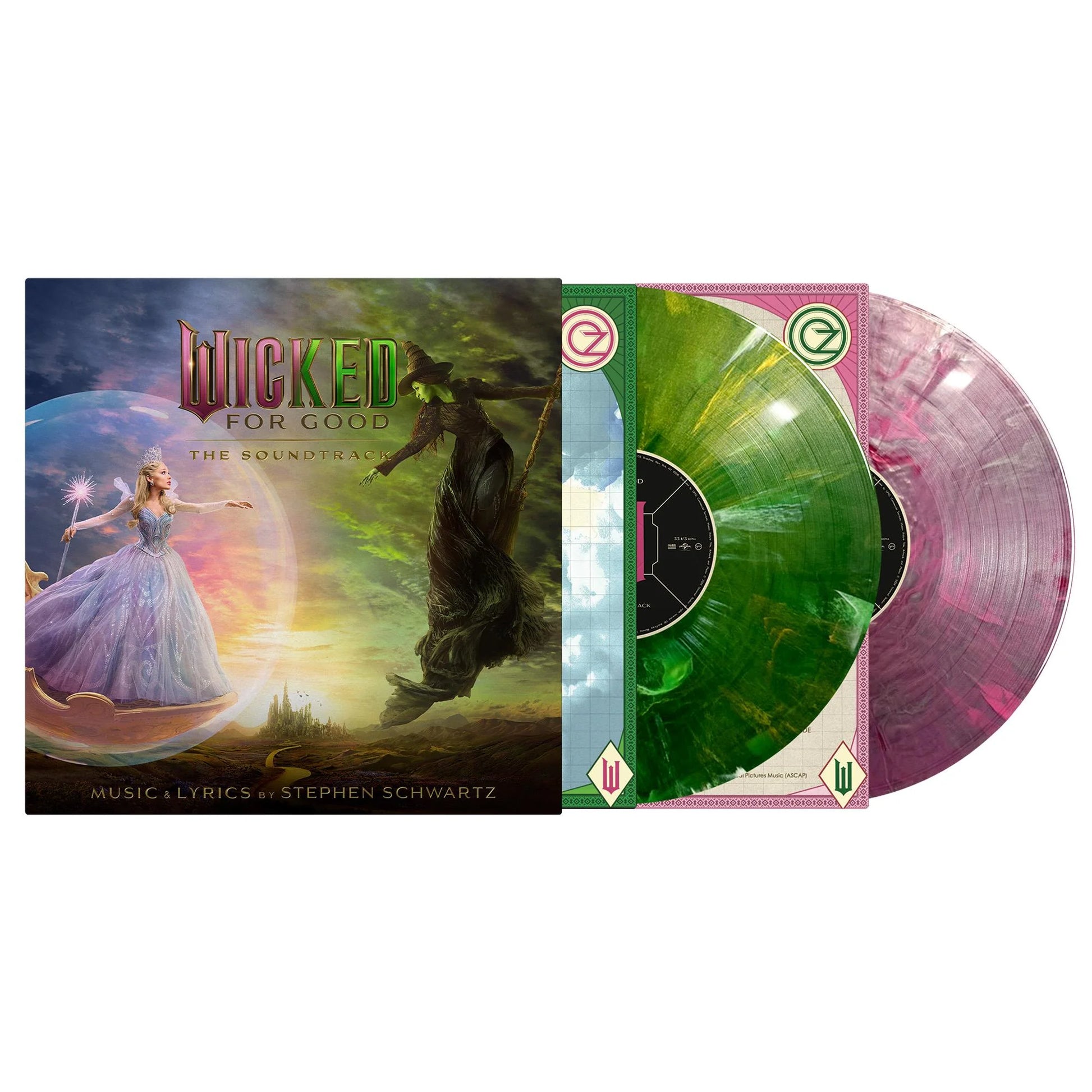 Wicked For Good The Soundtrack Pink Green Vinyl Target Edition