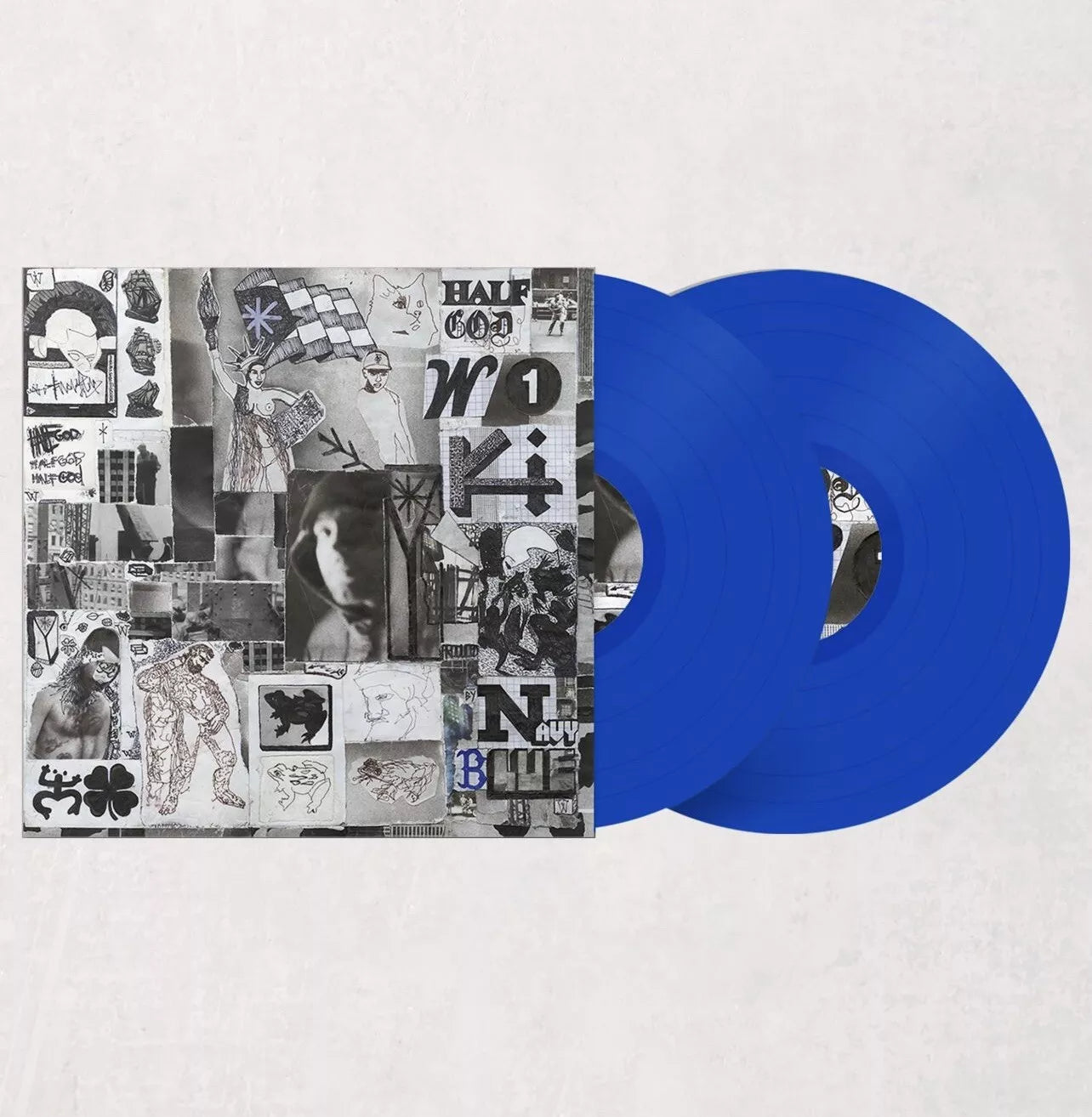 Wiki half god album on blue color vinyl lp record