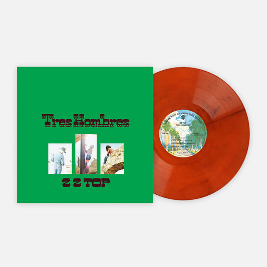 Zz top tres hombres expanded 2006 remaster album on red color vinyl lp record