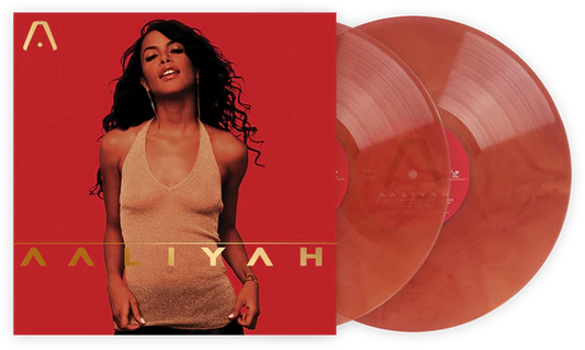 aaliyah self titled red colored vinyl LP record