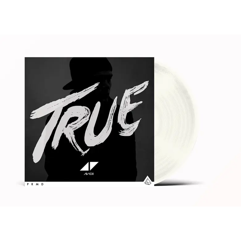 Avicii's True album on clear colored vinyl LP record