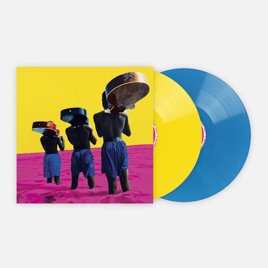Common beautiful revolution album on blue and yellow colored vinyl LP record