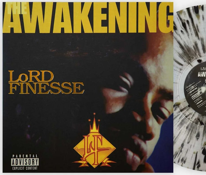 Lord Finesse - The Awakening - Black Gold Splatter Vinyl - LP - Colored Vinyl Record - crate-view