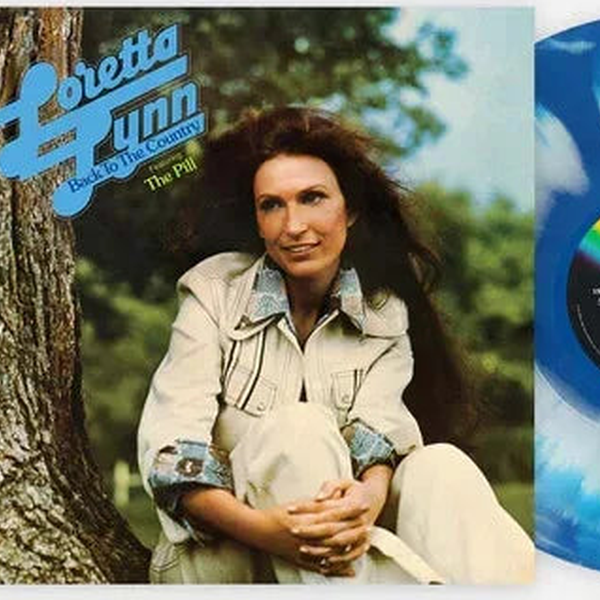 Loretta Lynn - Back to Country - Blue and White - Vinyl - LP - Colored Vinyl Record - crate-view