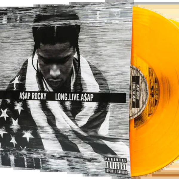 A$Ap Rocky - Long.Live.A$Ap - Orange Vinyl - LP - Colored Vinyl Record - crate-view