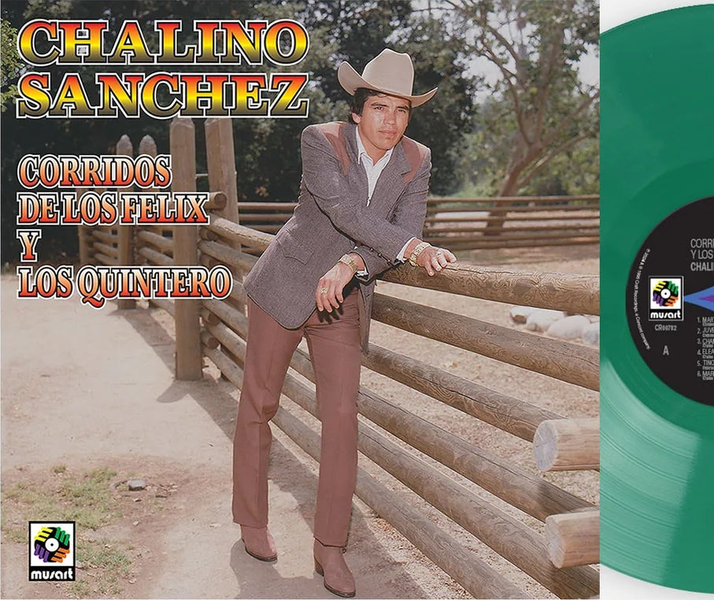 Chalino Sanchez - Corridos De Los Félix Y Los Quintero - Green Vinyl - Colored Vinyl Record - crate-view